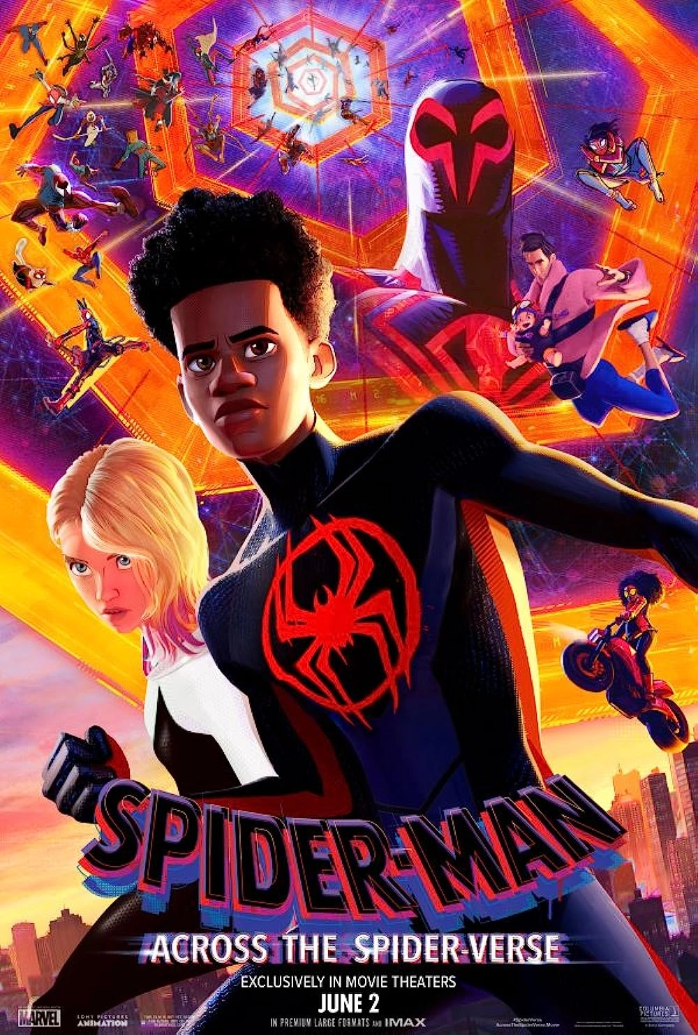 Spider-Man: Across the Spider-Verse poster artwork supplied as an illustrative catalogue example